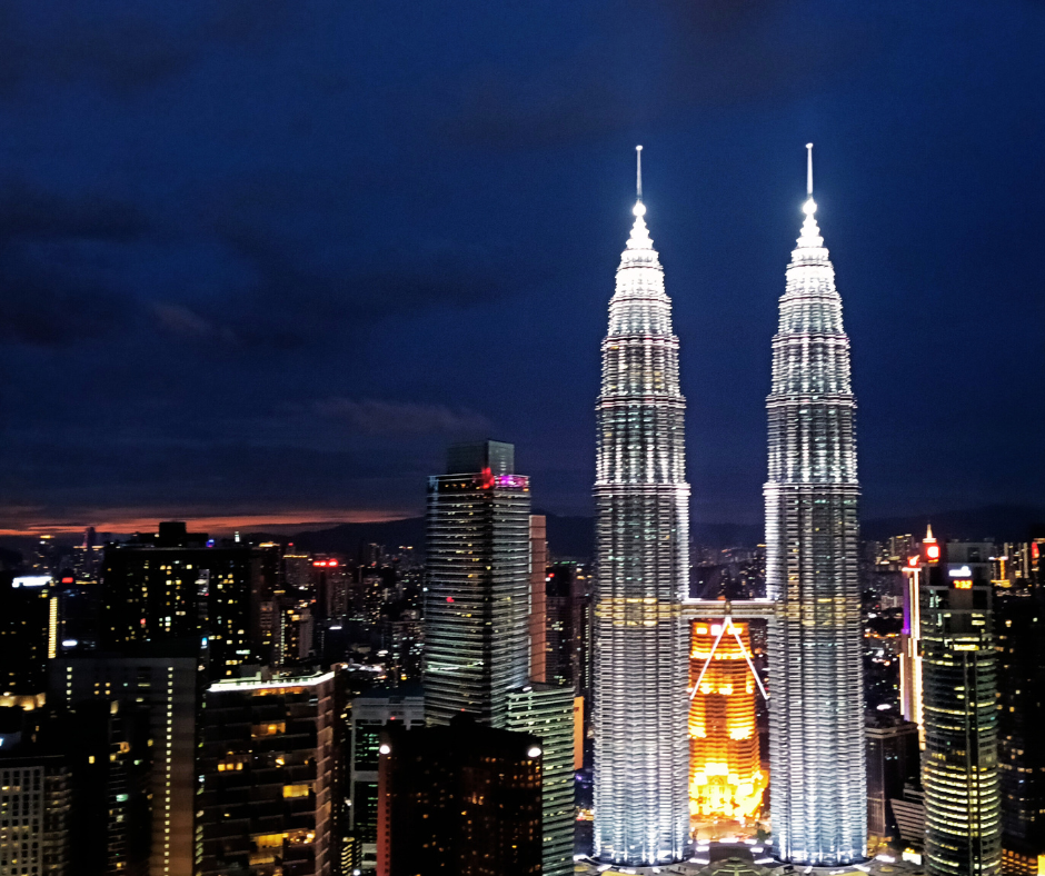 AllOnlineFair.com global online fair directory with Kuala Lumpur Petronas Twin Towers night view